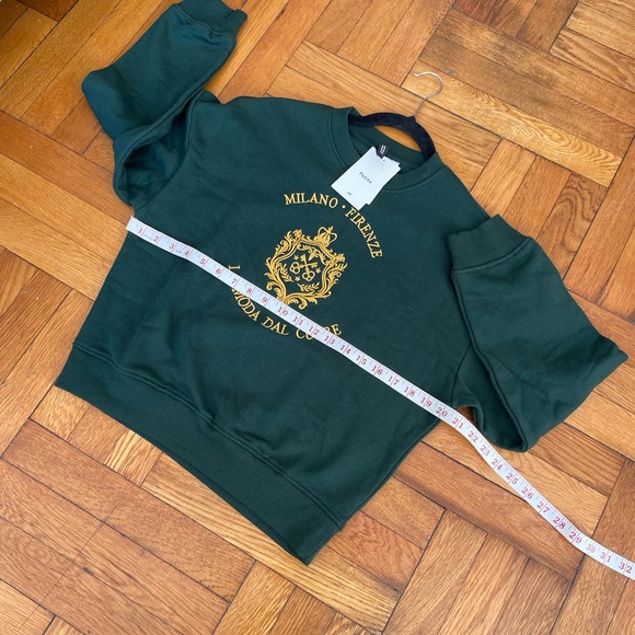 H&M - DIVIDED MOTIF-DETAIL SWEATSHIRT - XXS - NEW - Picture 10 of 10